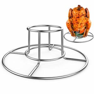 Stainless Steel Chicken Stand For Smokers And Grills