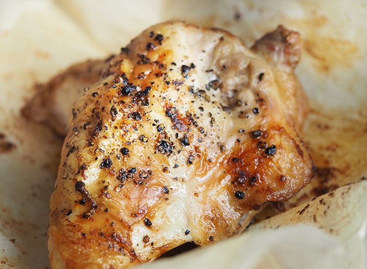 Chicken Recipe - Roasted Chicken Wrapped in Parchment Paper