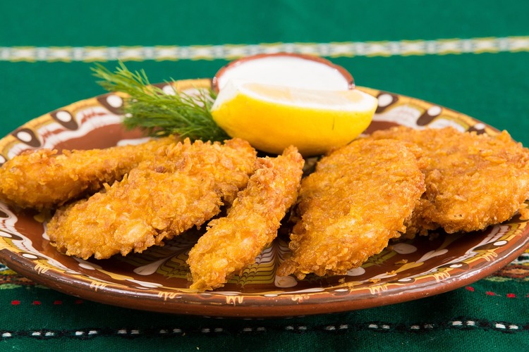 Fried Chicken with Lemons