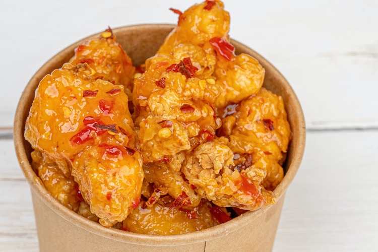 Sweet and Sour Fried Chicken with Chili Peppers