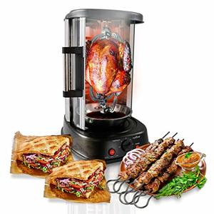 Nutrichef Countertop Vertical Rotating Rotisserie Shawarma Oven